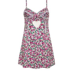 FOR LOVE AND LEMONS | Heart Bloom Slip Dress